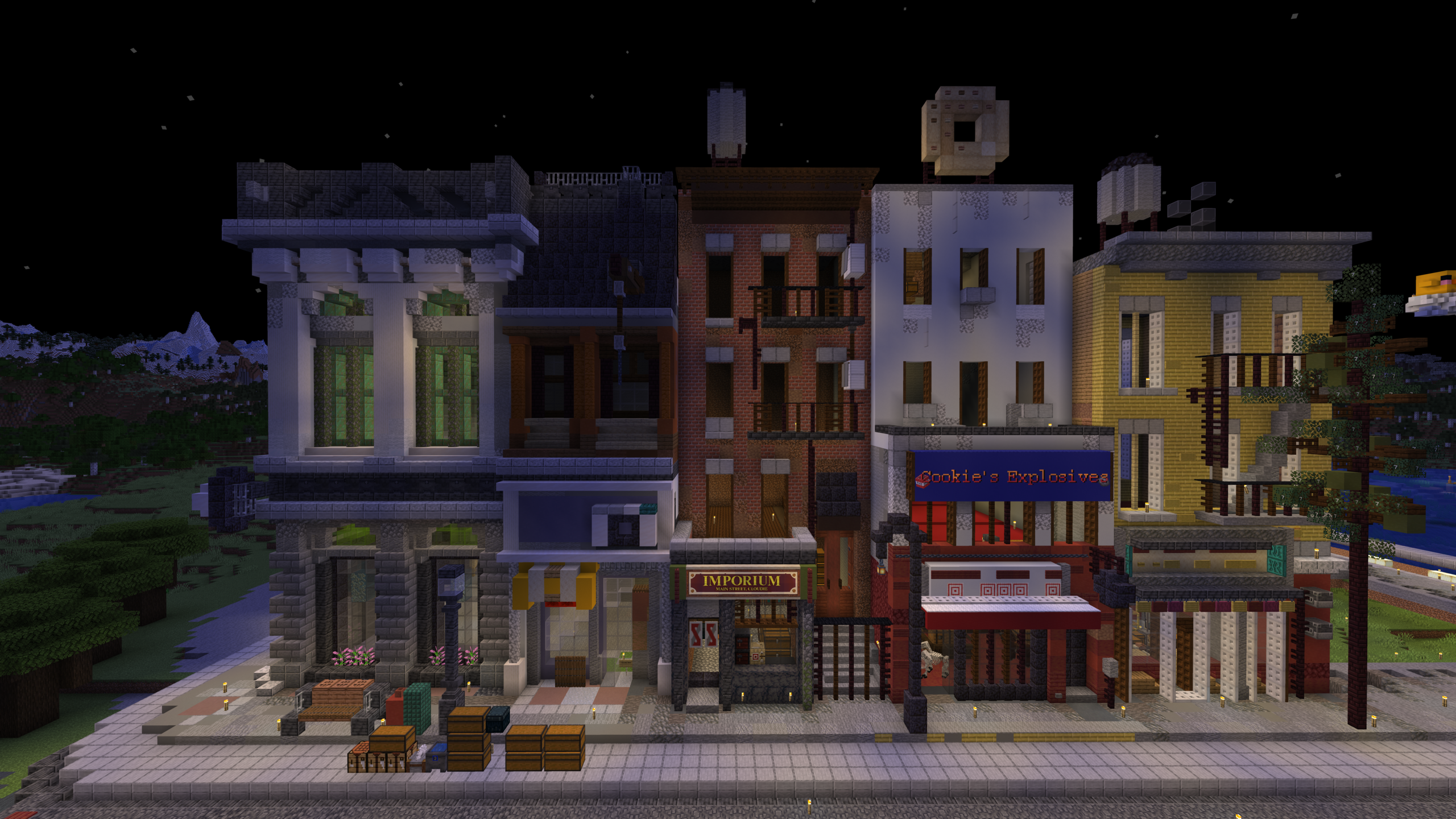 Shopping district